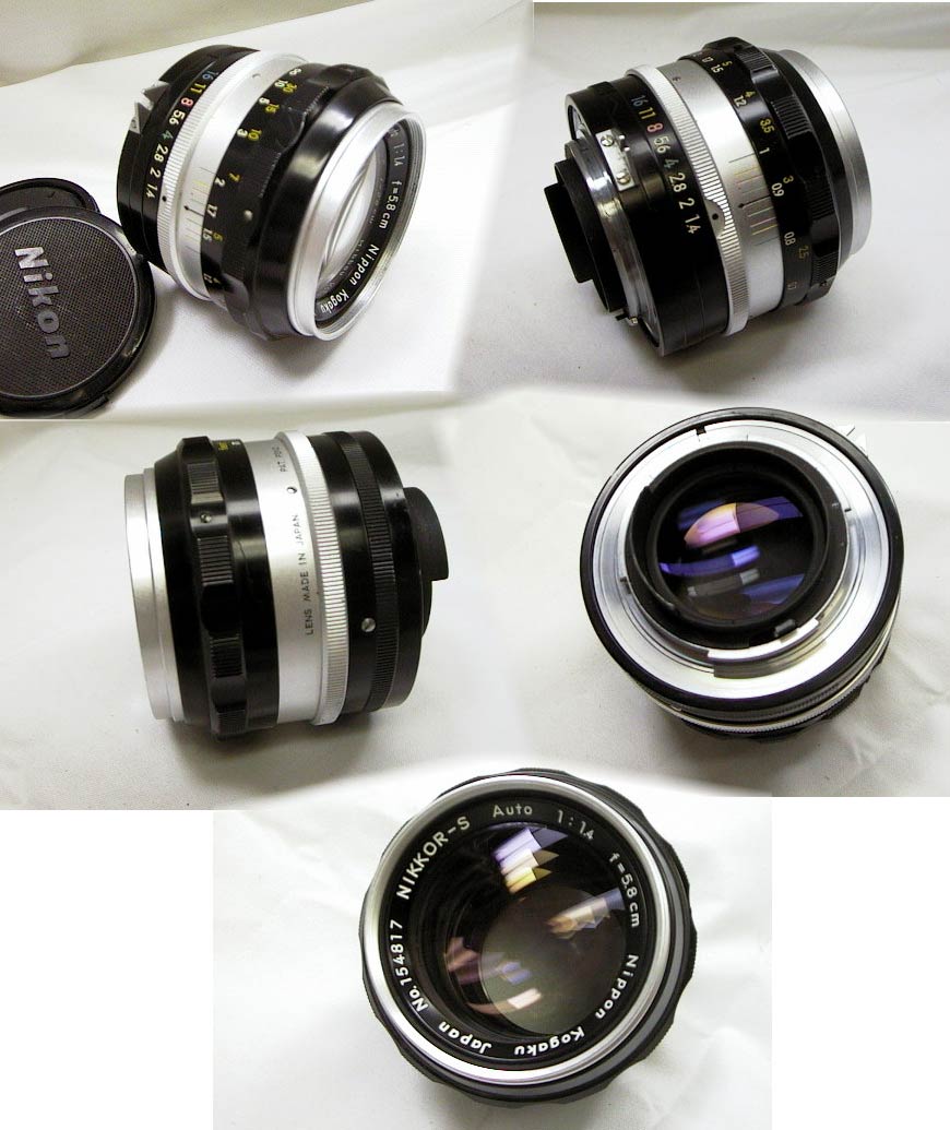 Nikon Nikkor-S Auto 58mm f1.4